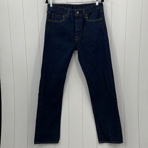 Levi’s 501 Denim Waterless Blue Jeans Button Fly Straight Leg 32 X 32